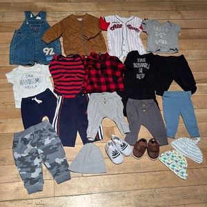 20 pc Bundle of 3 Month Baby Boy Clothes